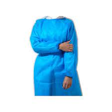 AVENTAL DESC TNT AZUL DERMA-PLUS C/10