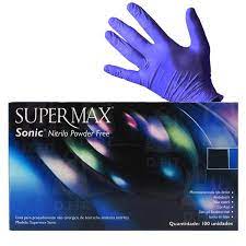 LUVA DE PROC. NITRILICA SONIC SUPERMAX P