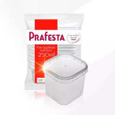POTE COM LACRE 250 ML C/25 PRAF 8800