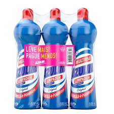 Limpador Multiuso Azulim Kit Com 3 Unidades 500ml