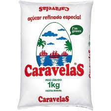 ACUCAR CARAVELAS 1KG - CARAVELAS