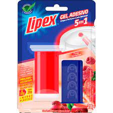 GEL ADES.APLIC+REFIL LIPEX F.VERMELH 28G