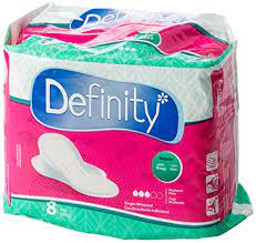 ABSORVENTE DEFINITY COM ABAS 8UND