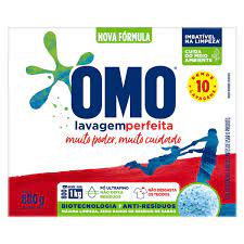 SABÃO EM PÓ OMO LAVAGEM PERFEITA 800GR