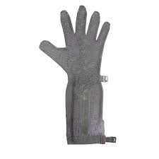 LUVA MALHA DE ACO P.LONGO 20CM LEAL G