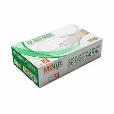 LUVA DE PROC LATEX C/PO MEDIX PROF. M CX C/10