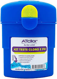 ESTOJO KIT TESTE CLORO E PH ATCLLOR