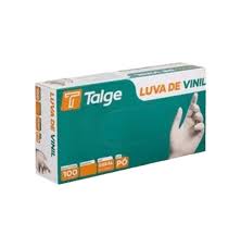 LUVA DE VINIL C/TALCO TALGE C/100 P