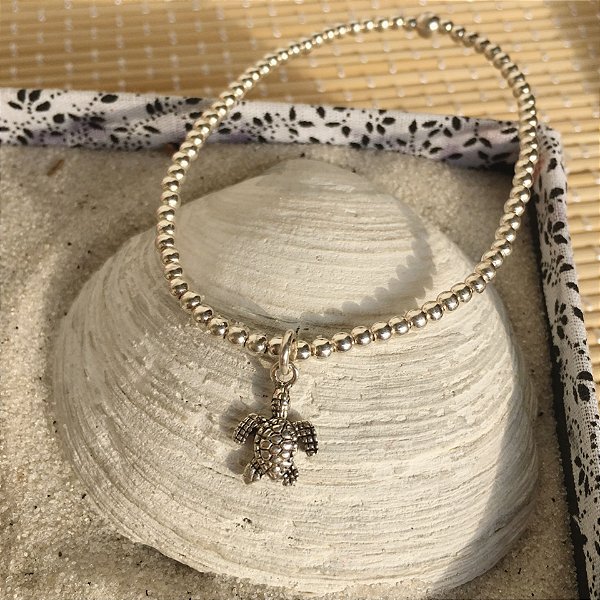 Pulseira Tartaruga Bolinhas | Prata 925 Bali