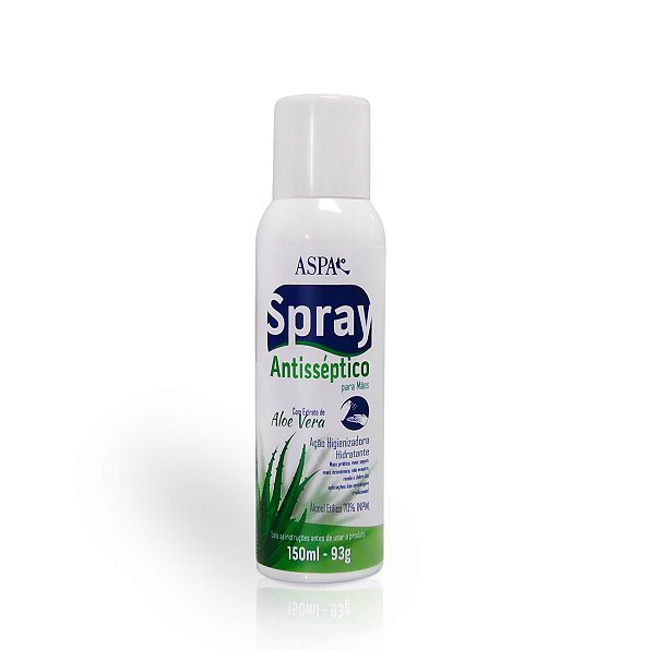 Spray Antisséptico para Mãos com Álcool 70% - Aspa 150ml