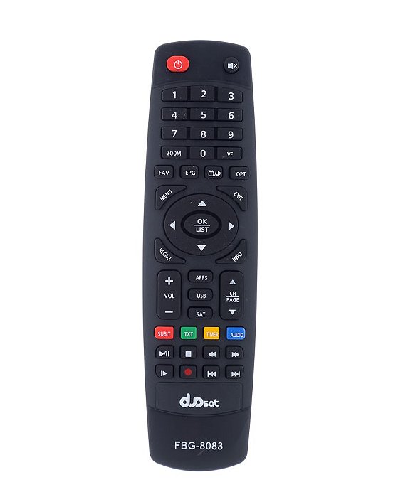 Controle Remoto Para Receptor Duosat Troy wave FBG8083 LE7102 SKY8083