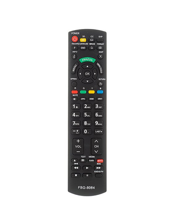 Controle Remoto Para Smart TV Panasonic Viera 3D FBG8084