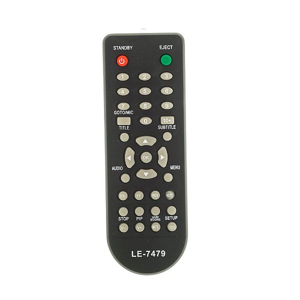 Controle Remoto Para DVD Britânia Philco FAMA 6 LE7479 FBG7479