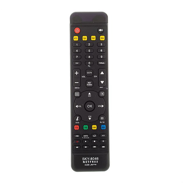 Controle Remoto Para Receptor Netfree X200 SKY8046 LE7800 FBG8046