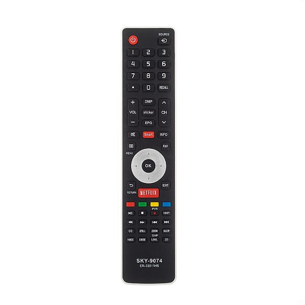 Controle Remoto Para Smart TV Hisense SKY9074 FBG9074