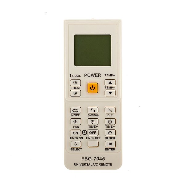 Controle Remoto Para Ar Condicionado Universal FBG7045 LE7428 SKY7045