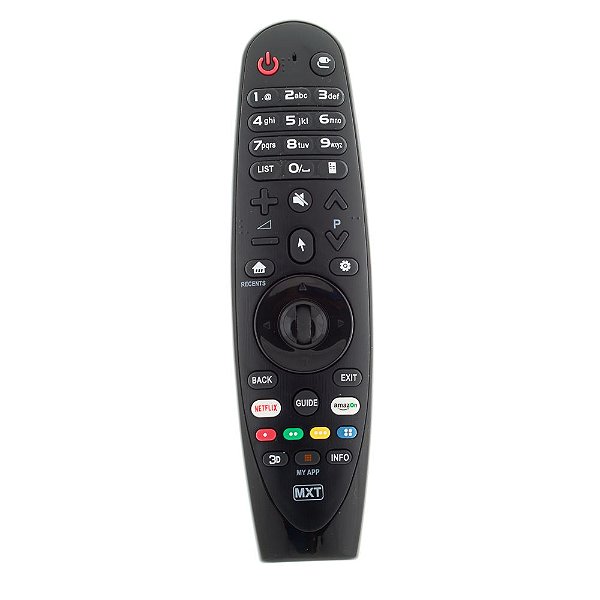 Controle Remoto Para Smart TV LG LCD LED Netflix Amazon Magic MXT CO1366