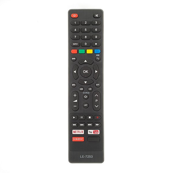Controle Remoto Para Smart TV Philco LED LE7253 FBG9028