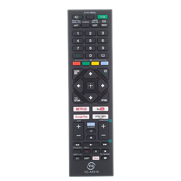 Controle Remoto Para Smart TV Sony VCA8310 SKY9173
