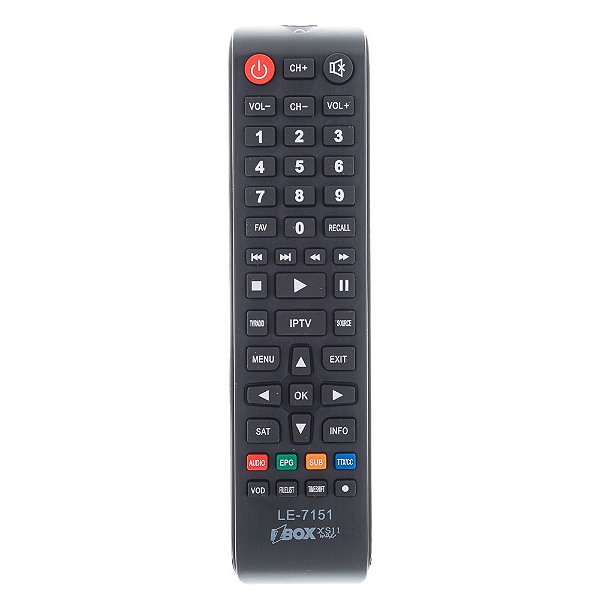 Controle Remoto Para Receptor IZBOX LE7151
