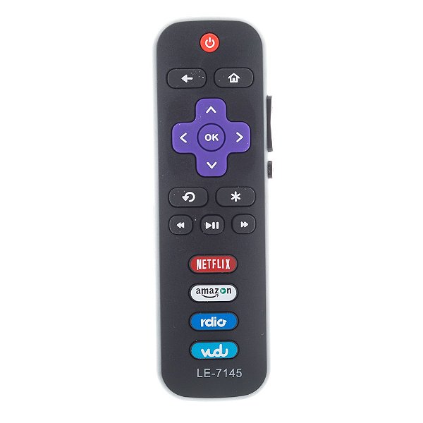Controle Remoto para Smart TV TCL Roku TV LE7145 LE-7145