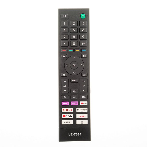 Controle Remoto Para Smart TV Semp Toshiba LE7361
