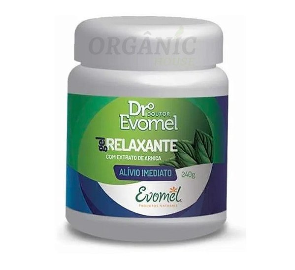 Gel Relaxante Massageador Com Arnica 240G - Evomel - Orgânic House