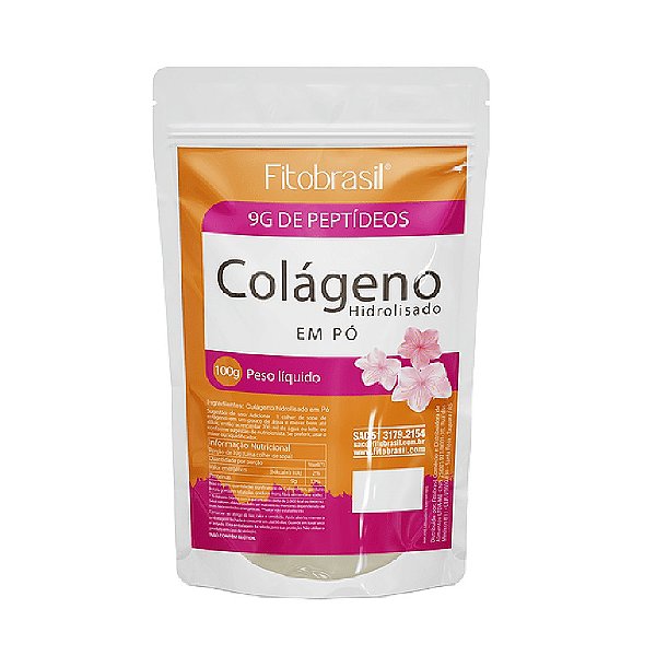 Colágeno Natural em pó sachê 100g