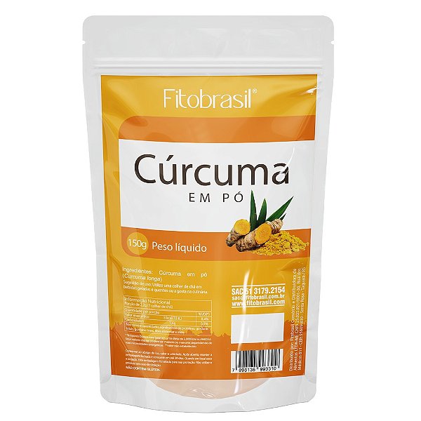 Cúrcuma pura em pó 150g