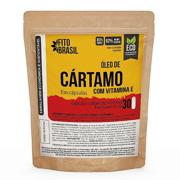 Óleo de Cartamo - 30 cáps Refil