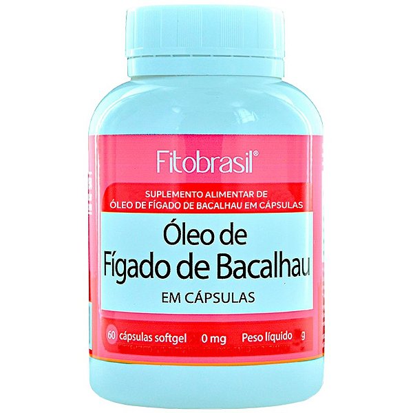 Óleo de Fígado de Bacalhau - 60 cáps