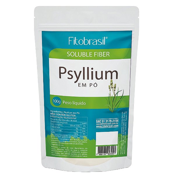 Psyllium em pó 100g