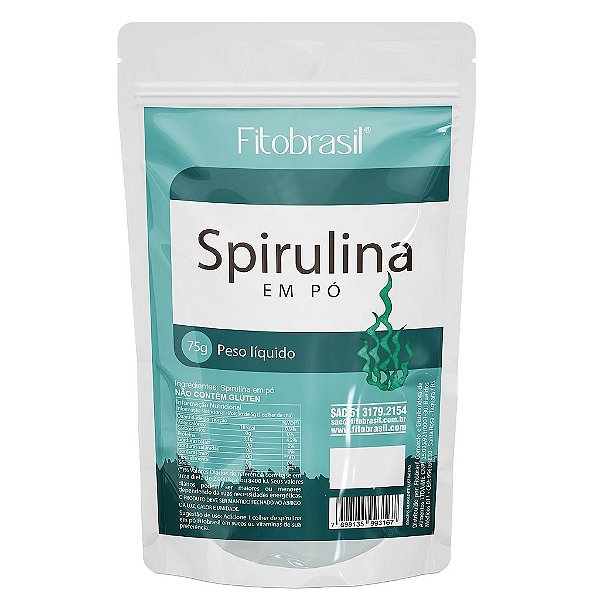 Spirulina em pó 75g