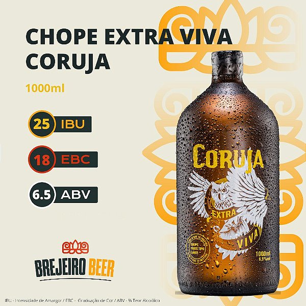 CHOPE EXTRA VIVA CORUJA - 1000 ML