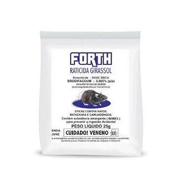 Forth Raticida Isca Girassol - 200 gramas
