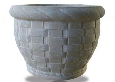 Vaso Cesto Trançado Grande - 44 cm