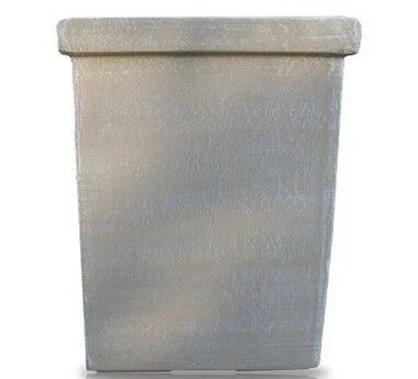 Vaso Quadrado com Borda Médio - 50 cm