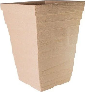 Vaso Coluna Quadrado Degrau Grande - 58 cm