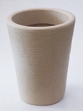 Vaso Cone Grafiato Pequeno - 39 cm