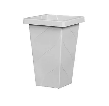 Vaso Coluna Quadrado Médio - 26 cm
