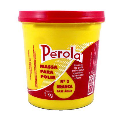 Peróla Massa de Polir N.2 Base Água  1 KG