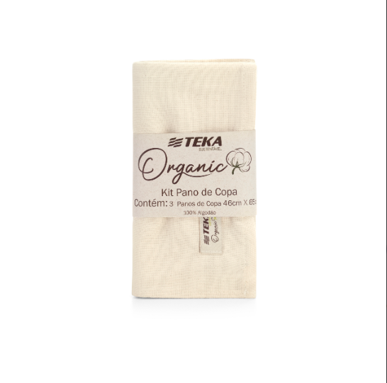 Jogo 3 Panos Prato Copa - Bege - Teka