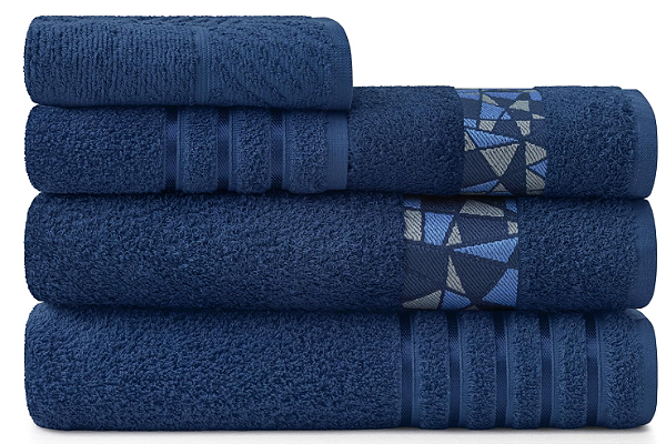 Jogo de Toalha 05 peças - Diamante - Teka