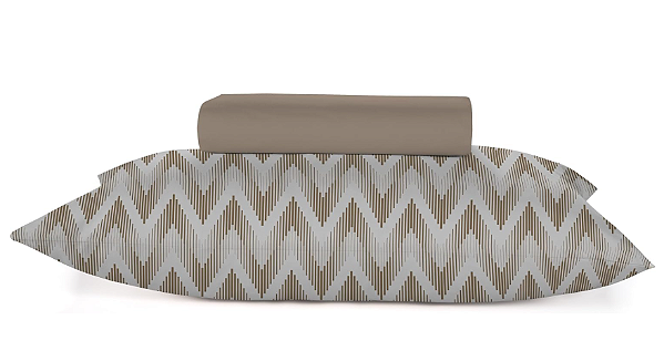 Jogo de Cama 04 peças Queen - Elegance Terroso - Teka