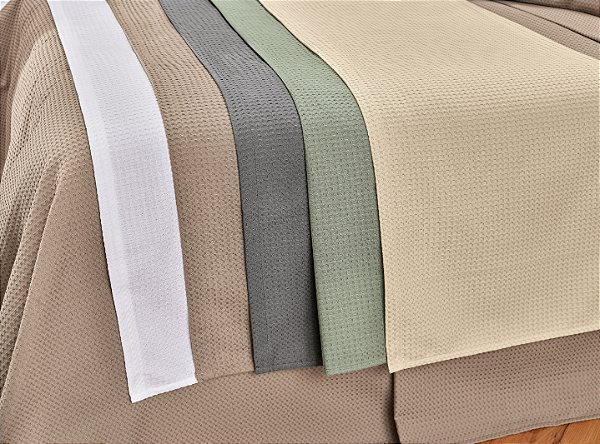 Colcha Casal 2,20x2,80 - Verde - Boulevard - Teka Decor