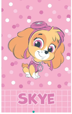Toalha de banho Rosa - Patrulha Canina Skye - Döhler