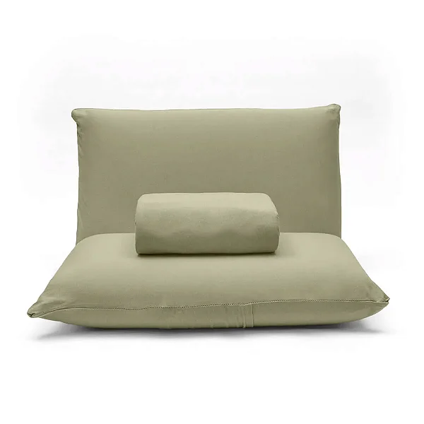 Jogo de Lençol Malha Basic Buettner Verde - QUEEN