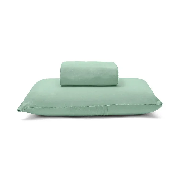Jogo de Lençol Malha Basic Liso Buettner - VERDE - SOLTEIRO