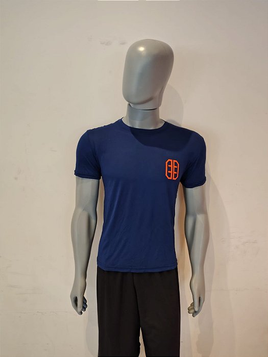 Camiseta de Apoio Unissex  (modelo novo-azul)