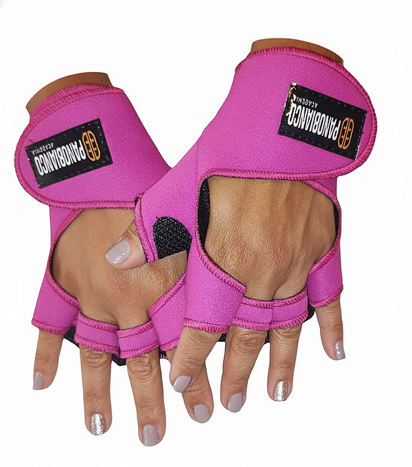 Luva com Polegar-Rosa-P